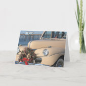 Vrolijke Kerstmis Feestdagen Kaart (Achterkant)