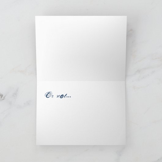 Vrolijke Kerstmis? Feestdagen Kaart (Binnen)