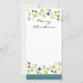 Vrolijke Kerstmis Feestdagenkaart (Voorkant)