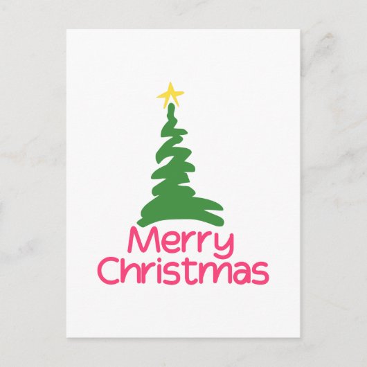 Vrolijke Kerstmis Feestdagenkaart (Voorkant)