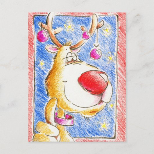 Vrolijke Kerstmis! Feestdagenkaart (Voorkant)