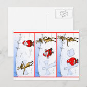 Vrolijke Kerstmis!! Feestdagenkaart (Voorkant / Achterkant)