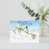 Vrolijke Kerstmis!! Feestdagenkaart (Staand voorkant)
