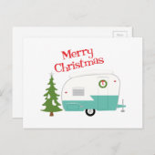 Vrolijke Kerstmis Feestdagenkaart (Voorkant / Achterkant)