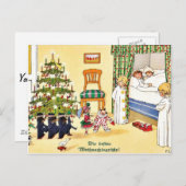 Vrolijke Kerstmis Feestdagenkaart (Voorkant / Achterkant)