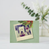 Vrolijke Kerstmis! Feestdagenkaart (Staand voorkant)