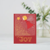 vrolijke Kerstmis Feestdagenkaart (Staand voorkant)