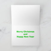 Vrolijke Kerstmis Gator Feestdagen Kaart (Binnen)