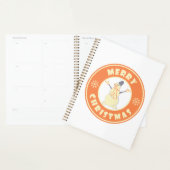 Vrolijke Kerstmis gelukkige sneeuwman beroemde kof Planner (Display)