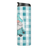 Vrolijke Kerstmis Gnome Thermische Tumbler Thermosbeker (Geroteerd rechts)
