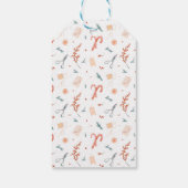 Vrolijke Kerstmis & Hartcrème vakantie Cadeaulabel (Achterkant)