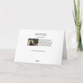 Vrolijke Kerstmis - het wenskaart van het "Spel Feestdagen Kaart (Achterkant)