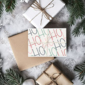 Vrolijke Kerstmis HO HO HO Tissuepapier