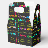 Vrolijke Kerstmis Holly Party Favor Boxes Bedankdoosjes (Geopend)