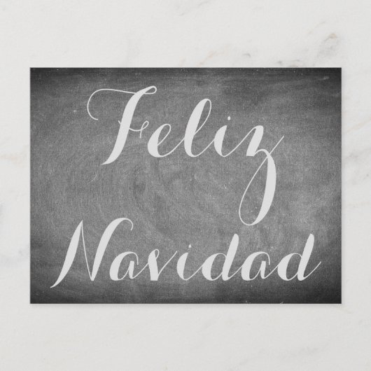 Vrolijke Kerstmis in de Spaanse Typografie van het Feestdagenkaart (Voorkant)