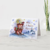 Vrolijke Kerstmis! in Oekraïener Feestdagen Kaart (Voorkant)