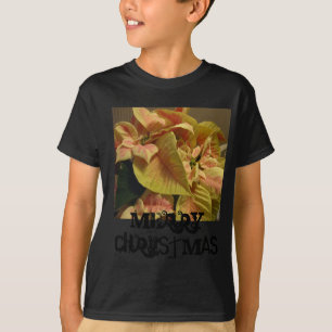 Vrolijke Kerstmis in pretdoopvont T-shirt