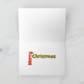 Vrolijke Kerstmis in Vele Talen Feestdagen Kaart (Binnen)