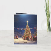 Vrolijke Kerstmis Jingle klokken Feestdagen Kaart (Achterkant)