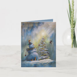 Vrolijke Kerstmis Klein Bedankkaart