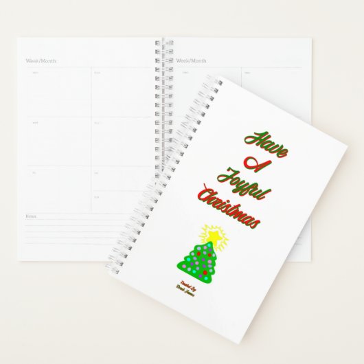 Vrolijke Kerstmis Kleine Planner (Display)