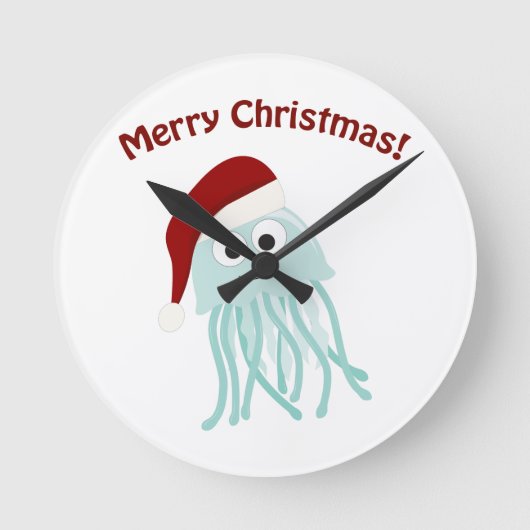 Vrolijke Kerstmis! Kwallen Ronde Klok (Voorkant)