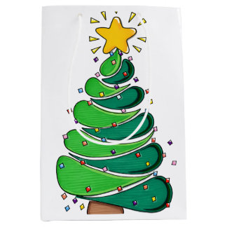 Vrolijke Kerstmis Medium Cadeauzakje