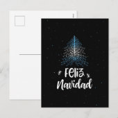 Vrolijke Kerstmis met de vlag van Argentinië Feestdagenkaart (Voorkant / Achterkant)