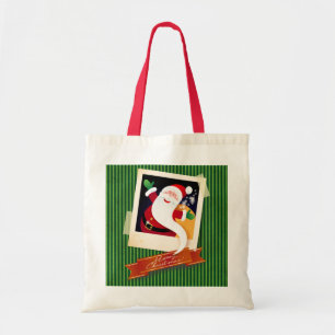 Vrolijke Kerstmis met Kerstman! Tote Bag
