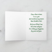 Vrolijke Kerstmis. Misser Me Yet? Feestdagen Kaart (Binnen)