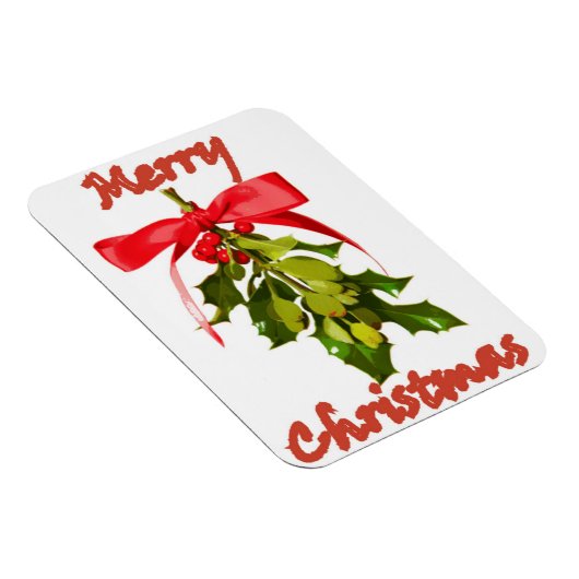 vrolijke kerstmis mistletoe magneet (Rechterzijde)