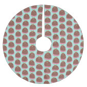 Vrolijke Kerstmis Moderne Pudding Illustratie Kerstboom Rok (Voorkant)