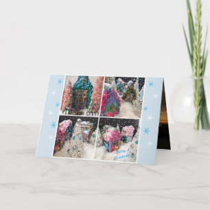 Vrolijke Kerstmis Nieuwe Dawn Feestdagen Kaart