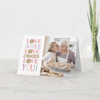 Vrolijke Kerstmis Oma Fotokaart