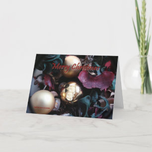 Vrolijke Kerstmis - Personaliseerbare Kaart