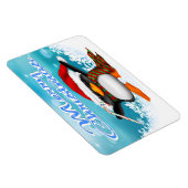 Vrolijke Kerstmis Pinguïn Flex Magneten (Rechterzijde)