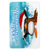 Vrolijke Kerstmis Pinguïn Flex Magneten (Verticaal)