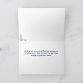 Vrolijke Kerstmis Pinguïns met Igloo in Sneeuw Feestdagen Kaart (Binnen)