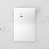 Vrolijke Kerstmis Rode Vrachtwagen Kerstboom Kaart (Binnen)