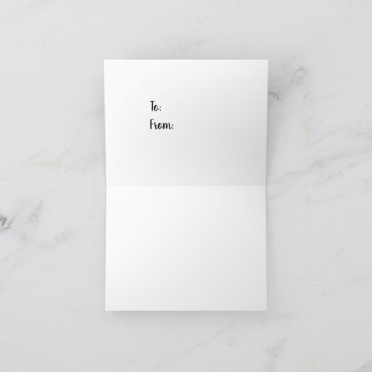 Vrolijke Kerstmis Rode Vrachtwagen Kerstboom Kaart (Binnen)