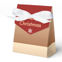 Vrolijke Kerstmis Sneeuwvlok Party Favor Boxes