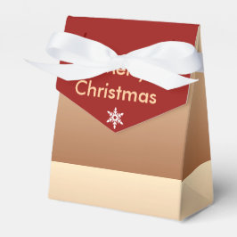 Vrolijke Kerstmis Sneeuwvlok Party Favor Boxes Bedankdoosjes