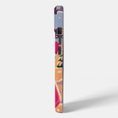 Vrolijke Kerstmis Snowman iPhone / iPad case (Achterkant / Links)