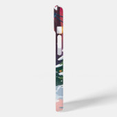 Vrolijke Kerstmis Snowman iPhone / iPad case (Achterkant / Links)