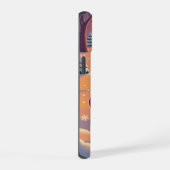 Vrolijke Kerstmis Snowman iPhone / iPad case iPhone 15 Case (Rechterkant)
