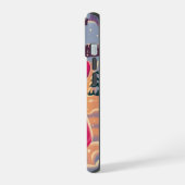Vrolijke Kerstmis Snowman iPhone / iPad case iPhone 15 Case (Linkerkant)