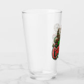 Vrolijke Kerstmis steampunk Glas (Rechts)