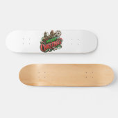 Vrolijke Kerstmis steampunk Persoonlijk Skateboard (Horizontaal)