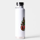 Vrolijke Kerstmis steampunk Waterfles (Rechts)