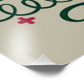 Vrolijke Kerstmis Stethoscoop CNA Medisch Medewerk Foto Afdruk (Hoek)